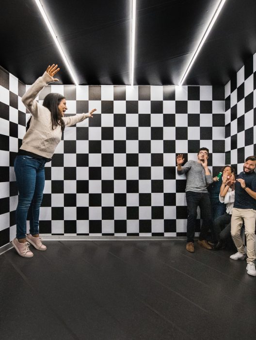 Optische Illusion im Illuesum Museum Berlin